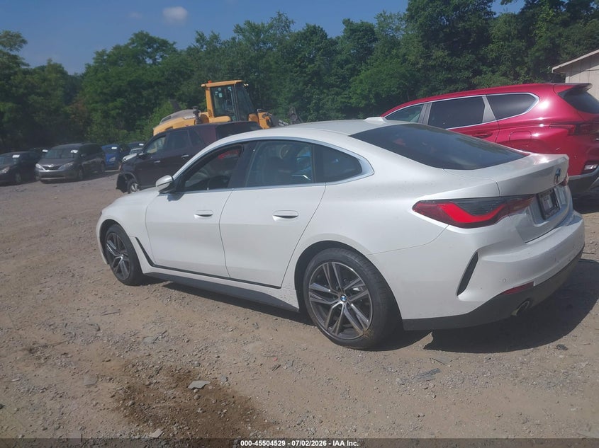 Vin: wba63av00nfm80008, lot: 46002745, bmw 430i gran coupe 20223