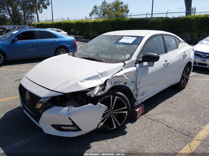 2022 Nissan Sentra, Left Side, IAAI, VIN 3N1AB8DV4NY290097 — photo 2