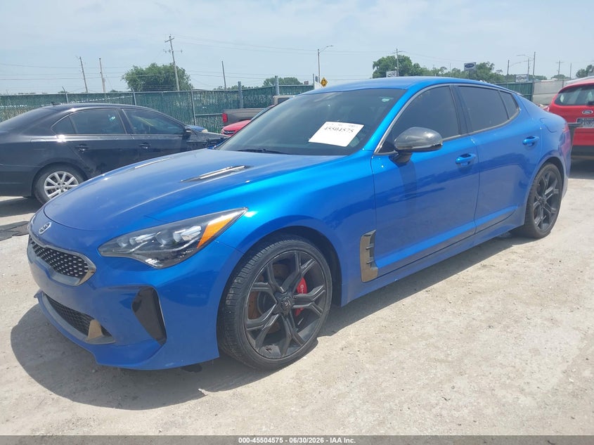 Vin: knae35lc7l6080279, lot: 46002791, kia stinger gt 20202
