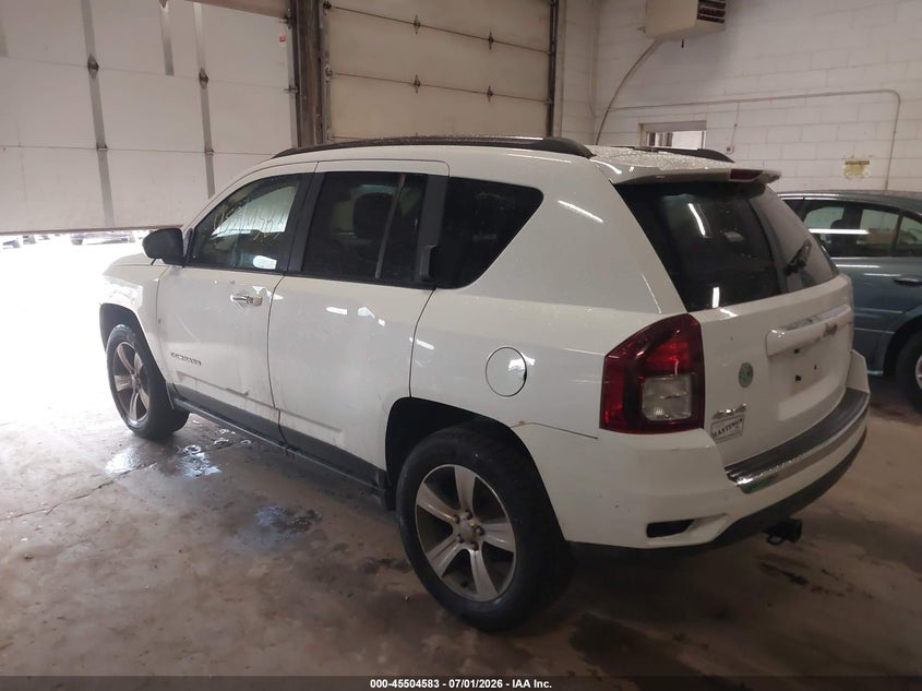 Vin: 1c4njdeb9gd684232, lot: 46002799, jeep compass high altitude edition 20163