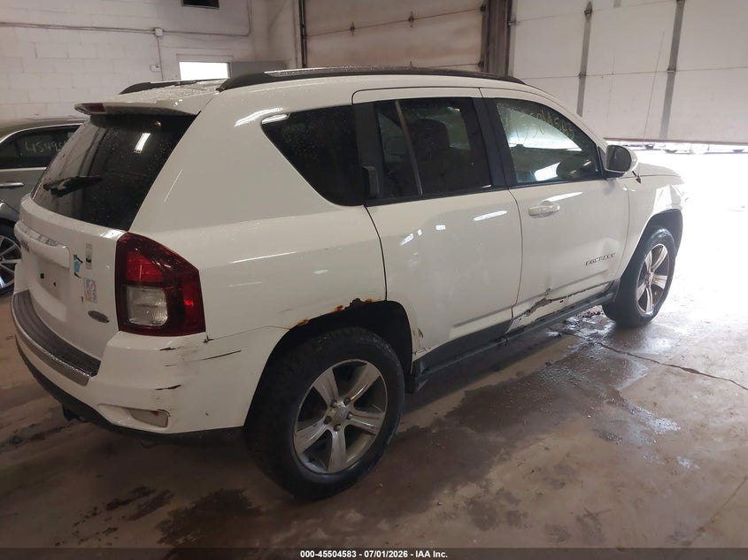 Vin: 1c4njdeb9gd684232, lot: 46002799, jeep compass high altitude edition 20164