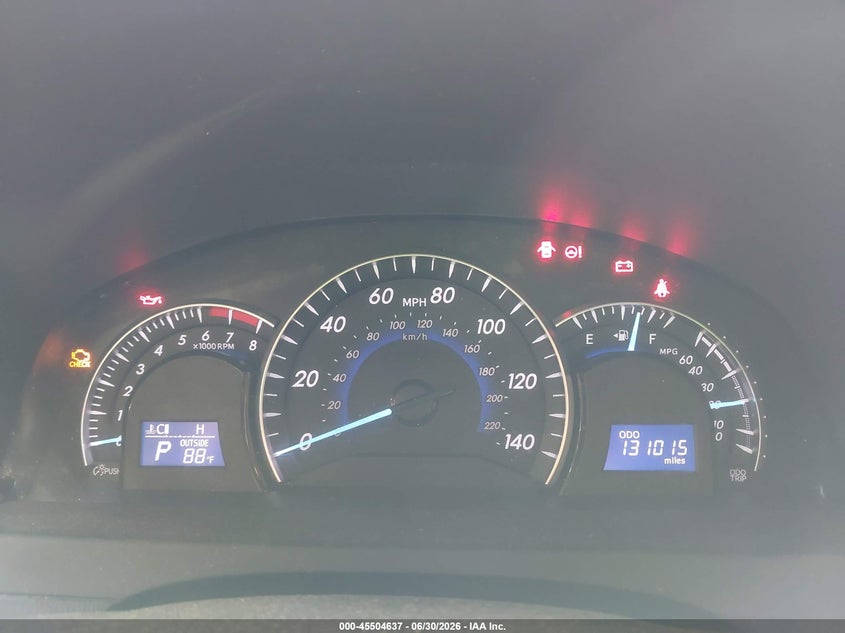 2012 TOYOTA CAMRY auction photo 7
