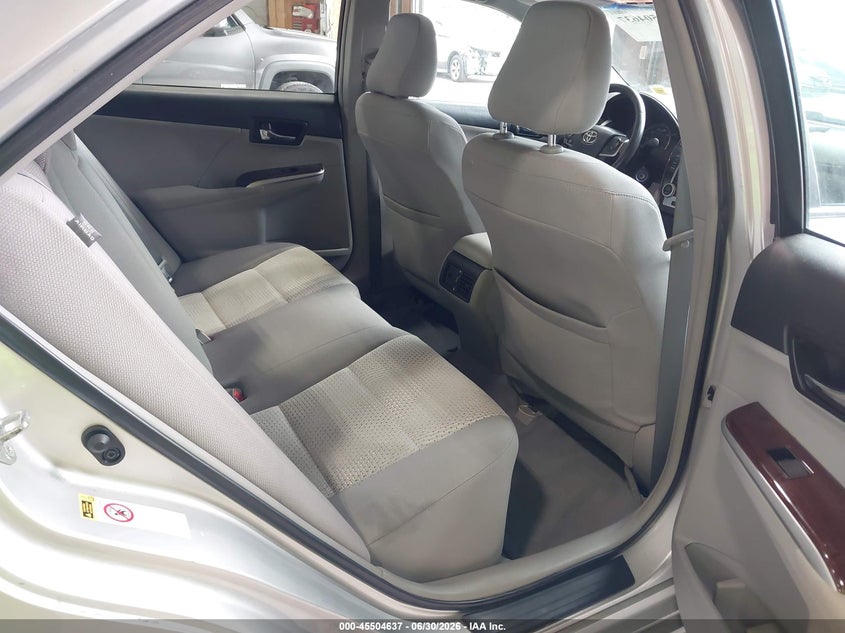 2012 TOYOTA CAMRY auction photo 8