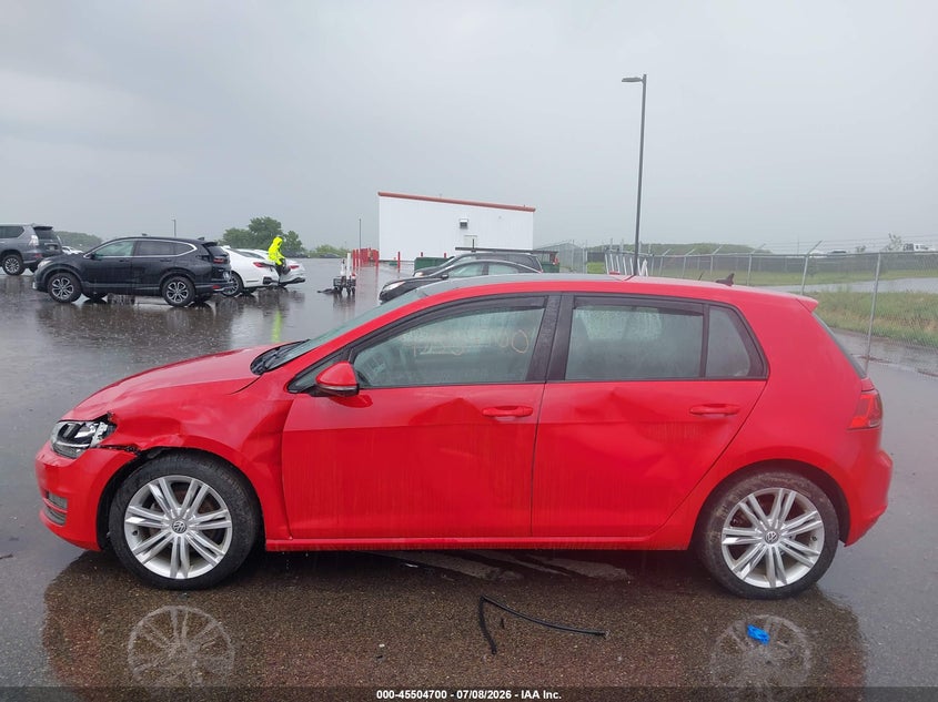 2015 Volkswagen Golf Tdi Se 4-Door VIN: 3VW2A7AU5FM020098 Lot: 45504700