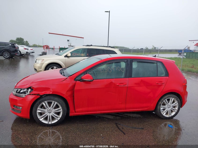 2015 Volkswagen Golf Tdi Se 4-Door VIN: 3VW2A7AU5FM020098 Lot: 45504700