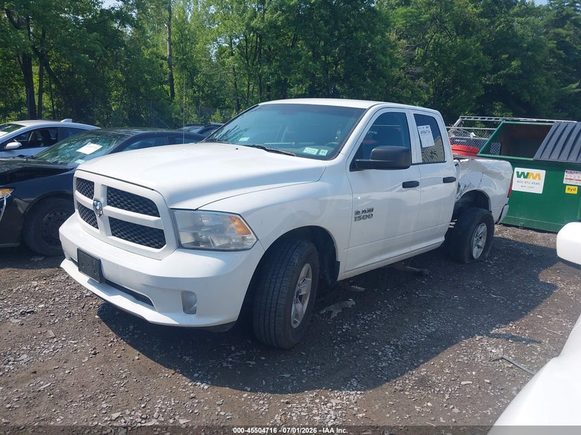 Vin: 1c6rr7fg0js209102, lot: 46002932, ram 1500 express  4x4 6'4 box 20182