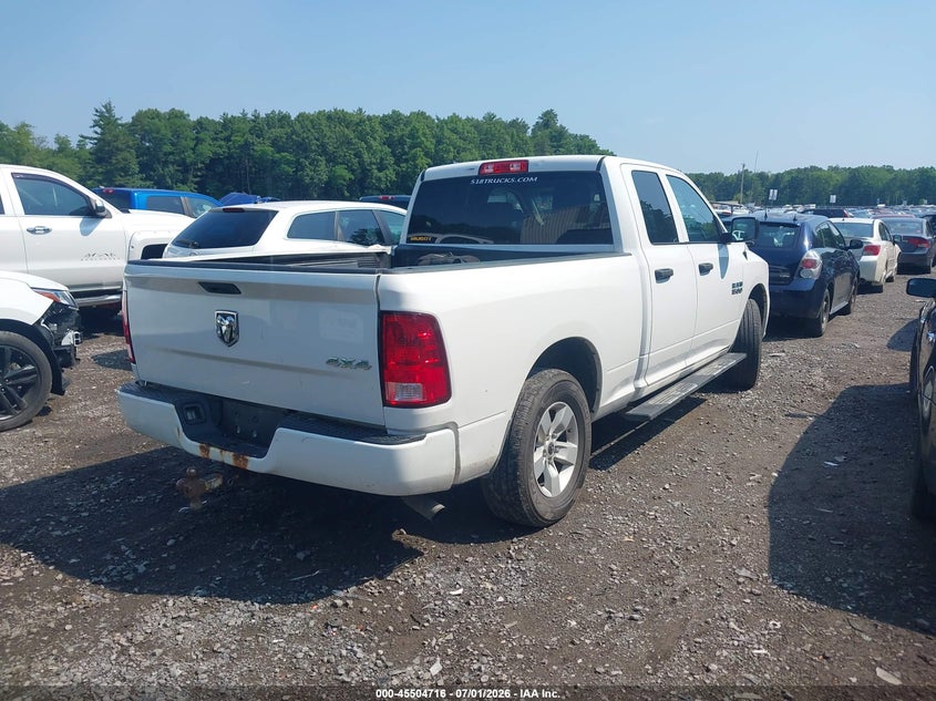 Vin: 1c6rr7fg0js209102, lot: 46002932, ram 1500 express  4x4 6'4 box 20184