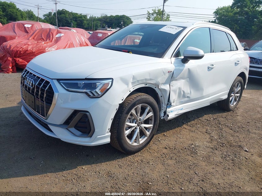 Vin: wa1eecf34n1149887, lot: 46002963, audi q3 premium plus 45 tfsi s line quattro tiptronic 20222