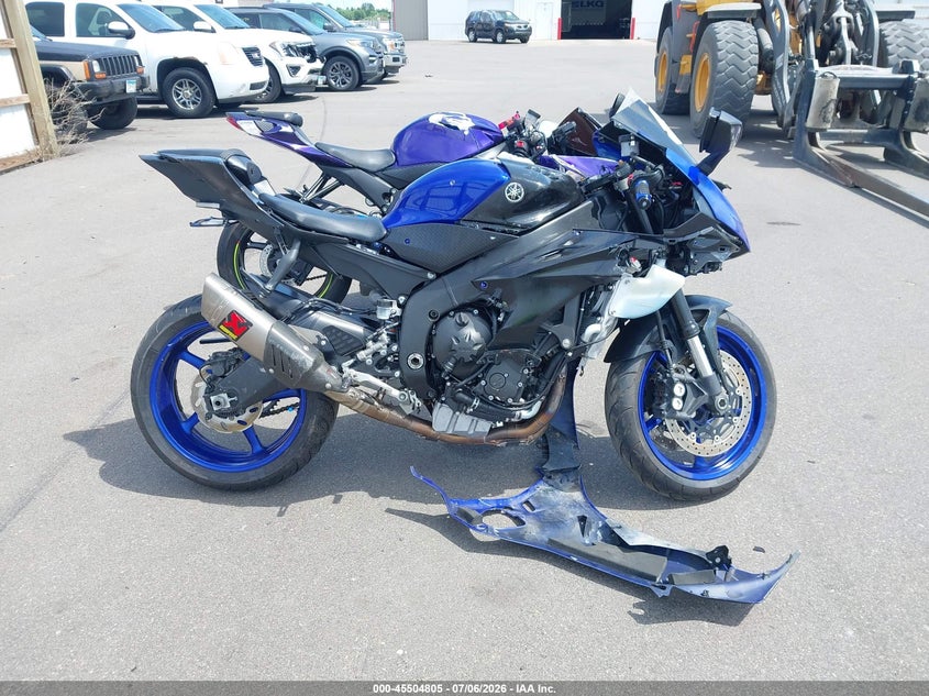 2020 Yamaha Yzfr6 VIN: JYARJ28E9LA006762 Lot: 45504805