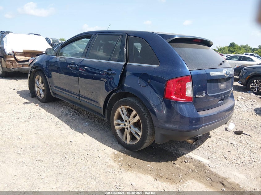 Vin: 2fmdk3k91cba80125, lot: 46003040, ford edge limited 20123