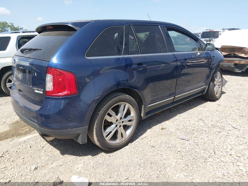 Vin: 2fmdk3k91cba80125, lot: 46003040, ford edge limited 20124