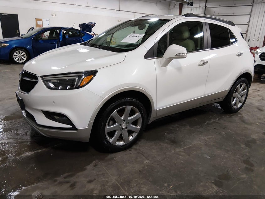 Vin: kl4cjhsb3jb661643, lot: 46003063, buick encore premium 20182