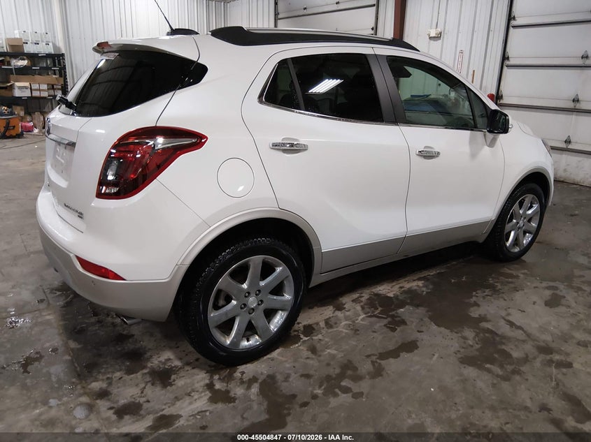 Vin: kl4cjhsb3jb661643, lot: 46003063, buick encore premium 20184