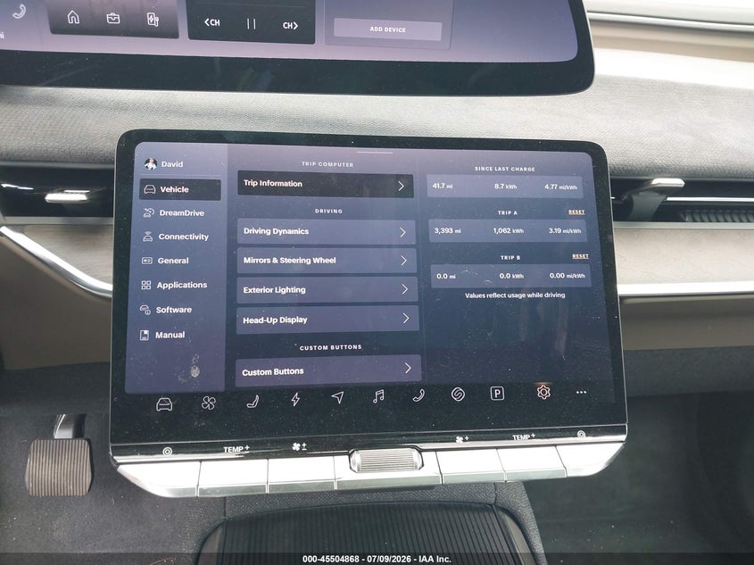 2026 Lucid Gravity Grand Touring VIN: 7UUG1GHJ1TA035470 Lot: 45504868