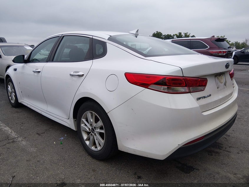 Vin: 5xxgt4l33gg119429, lot: 46003087, kia optima lx 20163