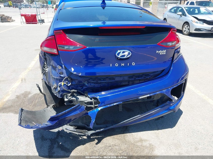 2019 Hyundai Ioniq Hybrid Blue VIN: KMHC65LC1KU178876 Lot: 45504874