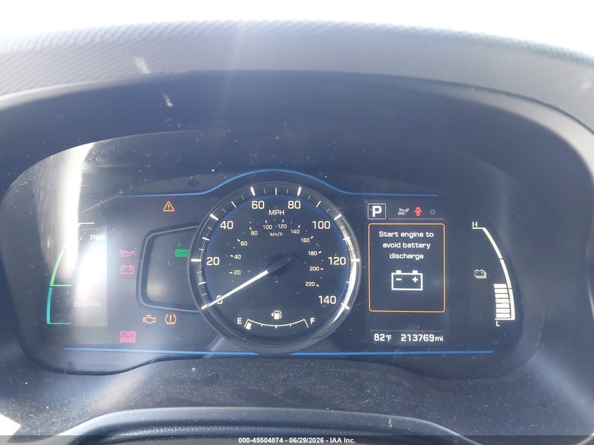 2019 Hyundai Ioniq Hybrid Blue VIN: KMHC65LC1KU178876 Lot: 45504874