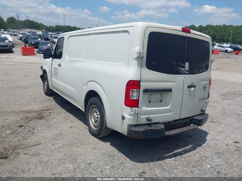 Vin: 1n6bf0ky1hn805673, lot: 46003167, nissan nv cargo nv2500 hd s v6 20173
