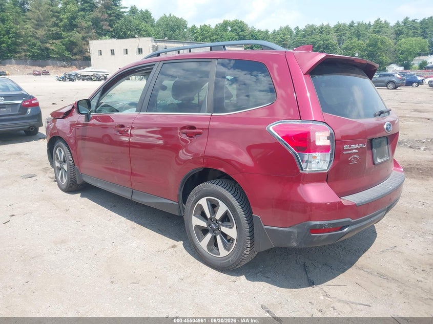 Vin: jf2sjarc2jh457681, lot: 46003177, subaru forester 2.5i limited 20183