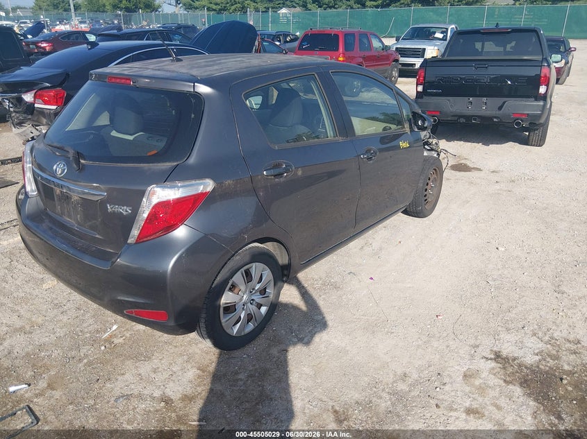 TOYOTA YARIS 2014 VIN JTDKTUD32ED592559