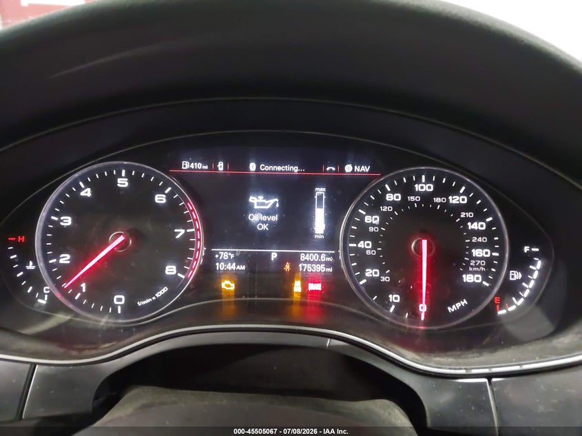 2012 Audi A7 3.0 Prestige VIN: WAUSGAFCXCN002418 Lot: 45505067