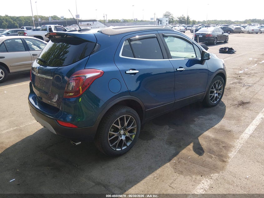 Vin: kl4cj2sb2kb910318, lot: 46003295, buick encore awd sport touring 20194