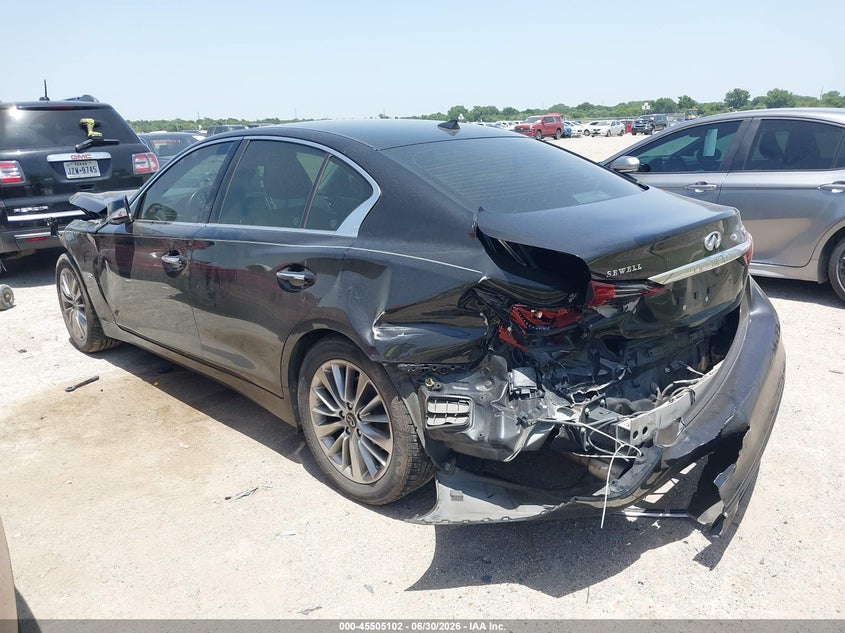 Vin: jn1ev7ap1lm204754, lot: 46003318, infiniti q50 luxe 20203