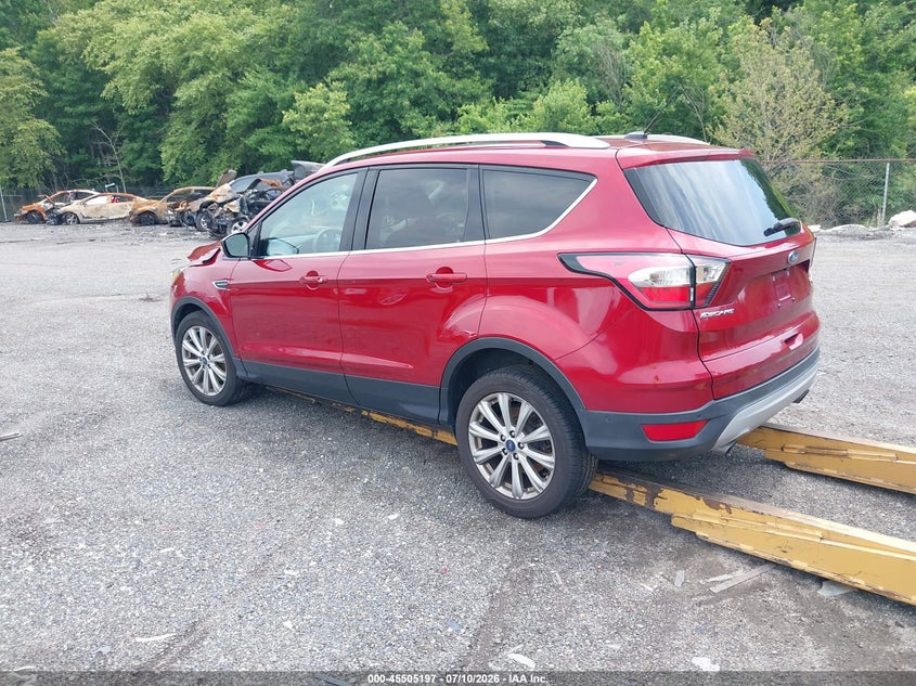 Vin: 1fmcu0j98hub81301, lot: 46003413, ford escape titanium 20173