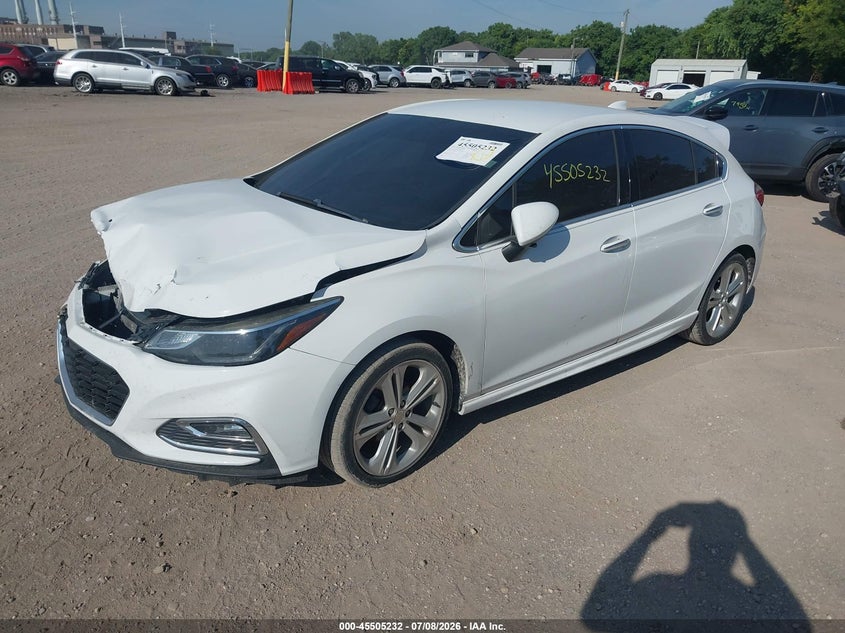 2017 CHEVROLET CRUZE HATCHBACK 1.4L I-4 DI, DOHC, VVT, TURBO, 153HP