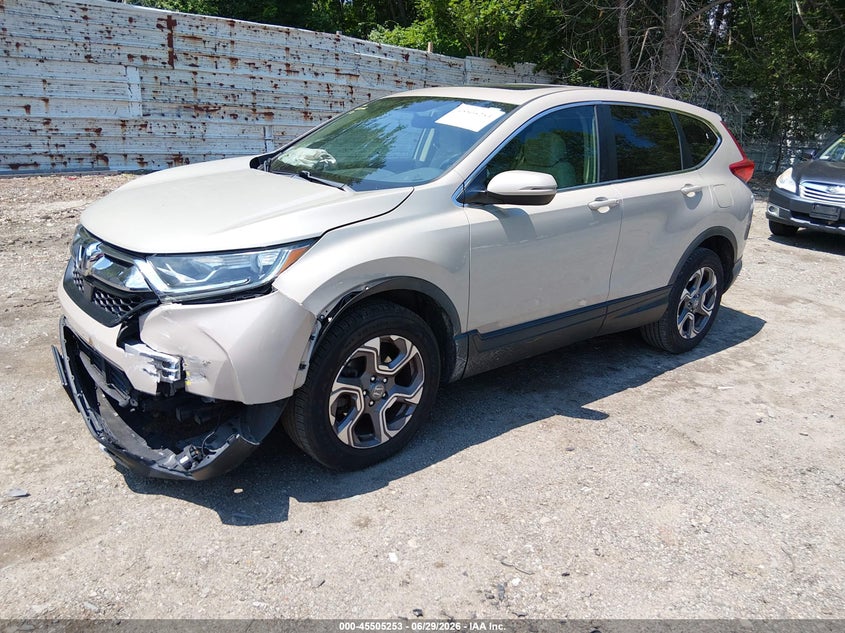 2017 Honda CR-V, Удар спереду, IAAI, VIN 5J6RW2H50HL053898 — фото 2