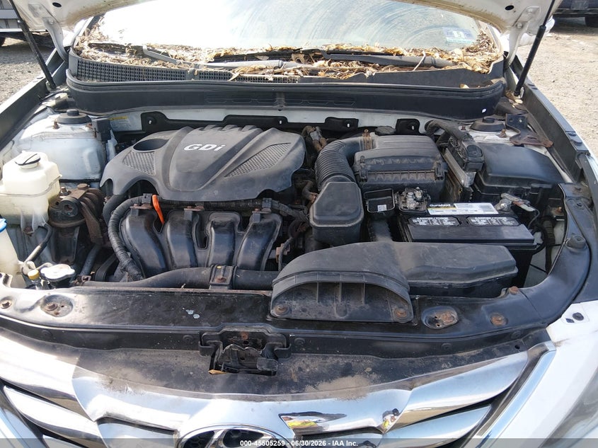 2013 HYUNDAI SONATA SEDAN 2.4L I-4 DI, DOHC, VVT, 190HP