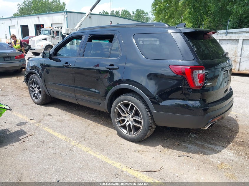 Vin: 1fm5k8gtxggc57632, lot: 46003502, ford explorer sport 20163