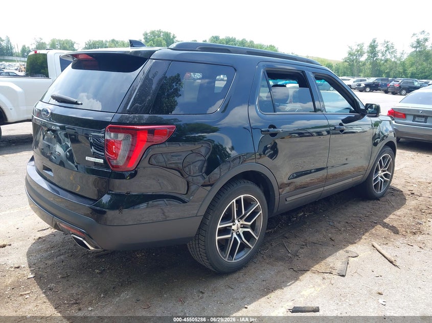 Vin: 1fm5k8gtxggc57632, lot: 46003502, ford explorer sport 20164