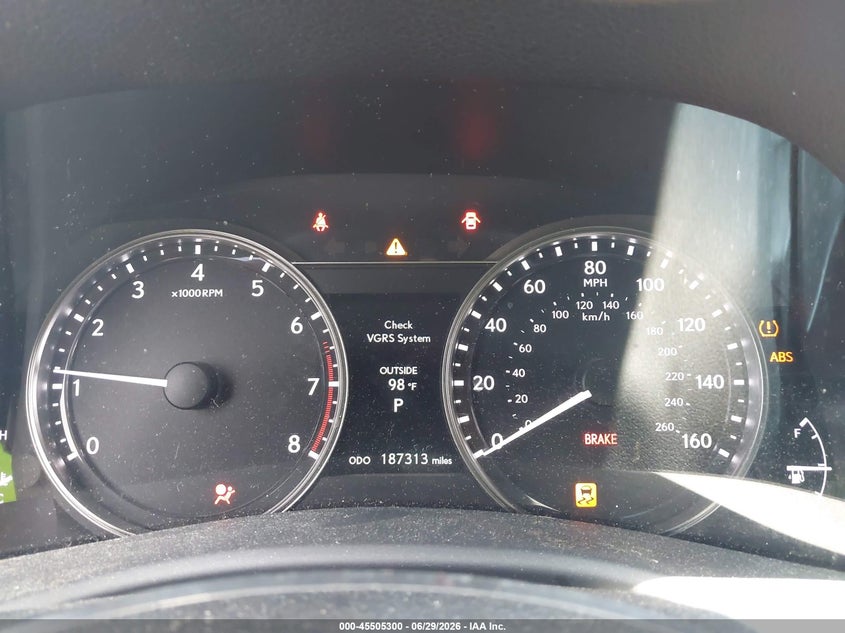 2013 Lexus Gs 350 VIN: JTHBE1BL1D5027464 Lot: 45505300