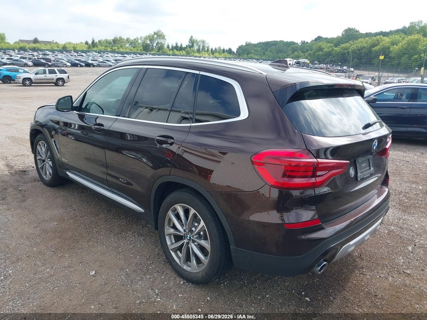 Vin: 5uxtr9c58jld62626, lot: 46003561, bmw x3 xdrive30i 20183