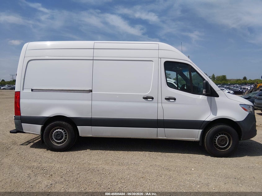 2022 Mercedes-Benz Sprinter 2500 Standard Roof I4 VIN: W1Y40BHYXNT108988 Lot: 45505454
