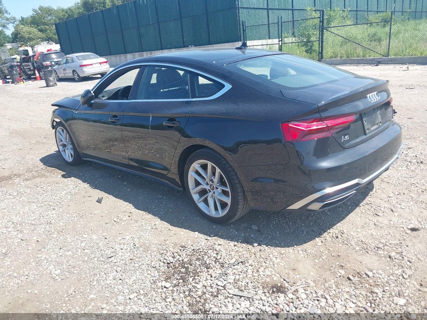 Vin: waudacf55ra017366, lot: 46003721, audi a5 sportback premium 45 tfsi s line quattro s tronic 20243