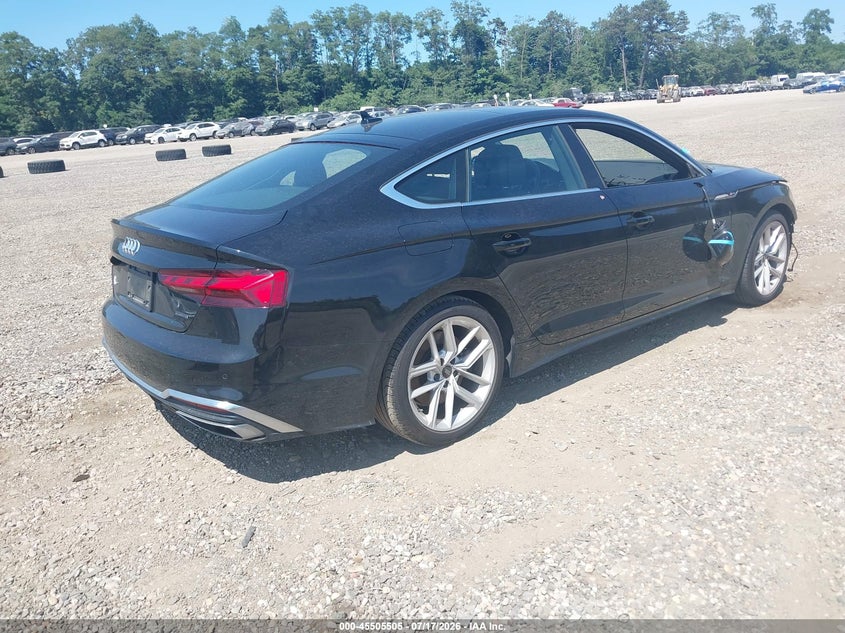 Vin: waudacf55ra017366, lot: 46003721, audi a5 sportback premium 45 tfsi s line quattro s tronic 20244