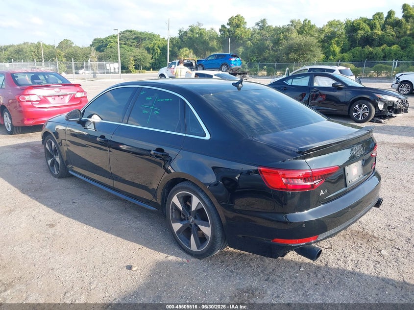 Vin: wauenaf42hn006255, lot: 46003732, audi a4 premium plus 20173