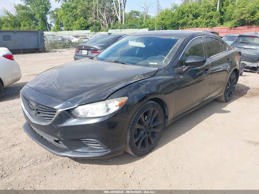 2014 Mazda 6, Удар сзади, IAAI, VIN JM1GJ1T59E1103492 — фото 2