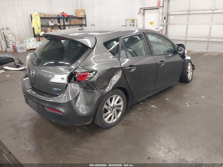 Vin: jm1bl1m78d1770296, lot: 46003785, mazda mazda3 i grand touring 20134