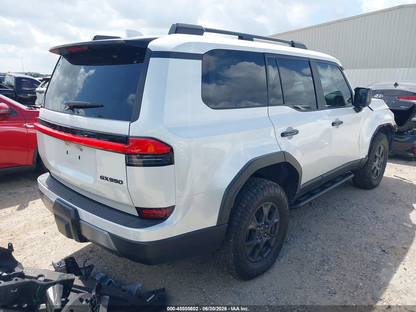 Vin: jtjtbcdx1r5010968, lot: 46003818, lexus gx 550 overtrail 20244