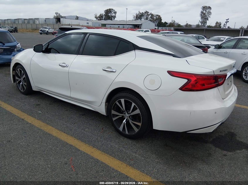 2018 NISSAN MAXIMA SEDAN 3.5L V-6 DOHC, VVT, 300HP