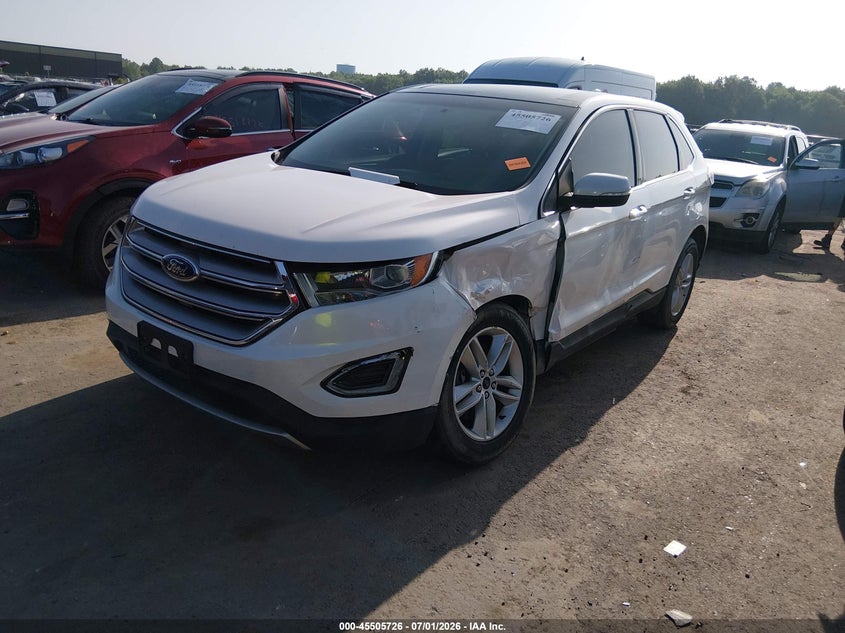 Vin: 2fmtk4j99fbb32656, lot: 46003942, ford edge sel 20152
