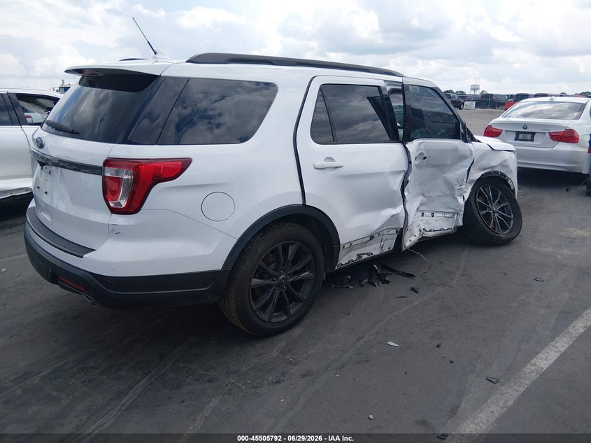 Vin: 1fm5k7d87jgb03316, lot: 46004008, ford explorer xlt 20184