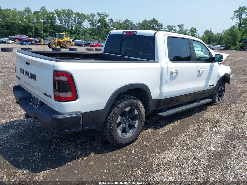 Vin: 1c6srfltxln382799, lot: 46004056, ram 1500 rebel  4x4 5'7 box 20204