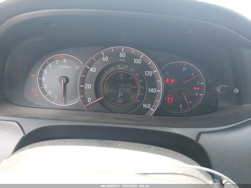 2016 HONDA ACCORD auction photo 7