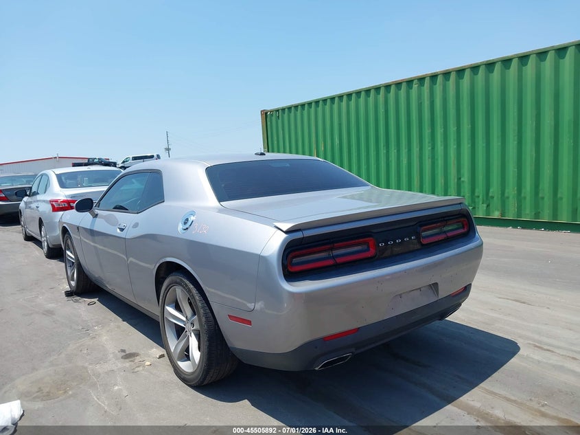 Vin: 2c3cdzag9gh166237, lot: 46004108, dodge challenger sxt 20163