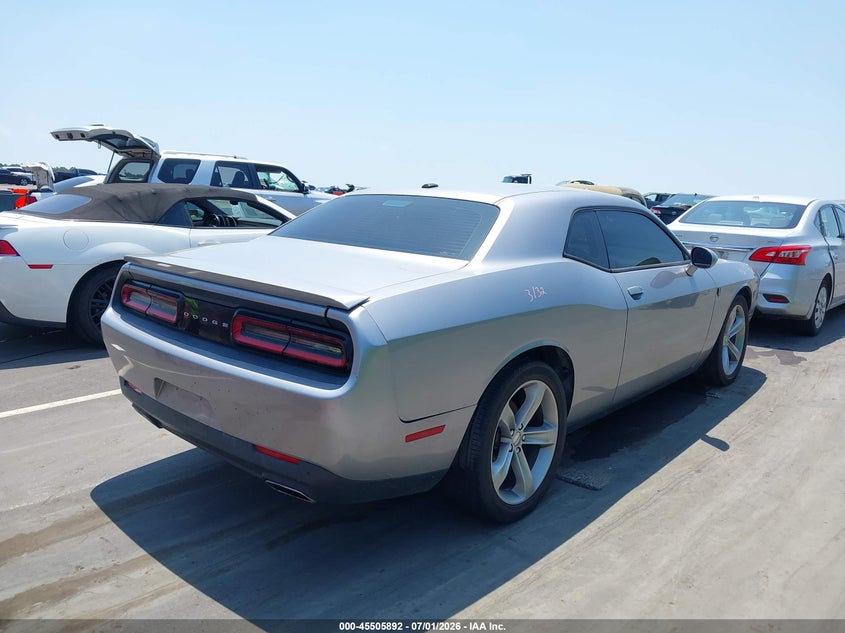 Vin: 2c3cdzag9gh166237, lot: 46004108, dodge challenger sxt 20164