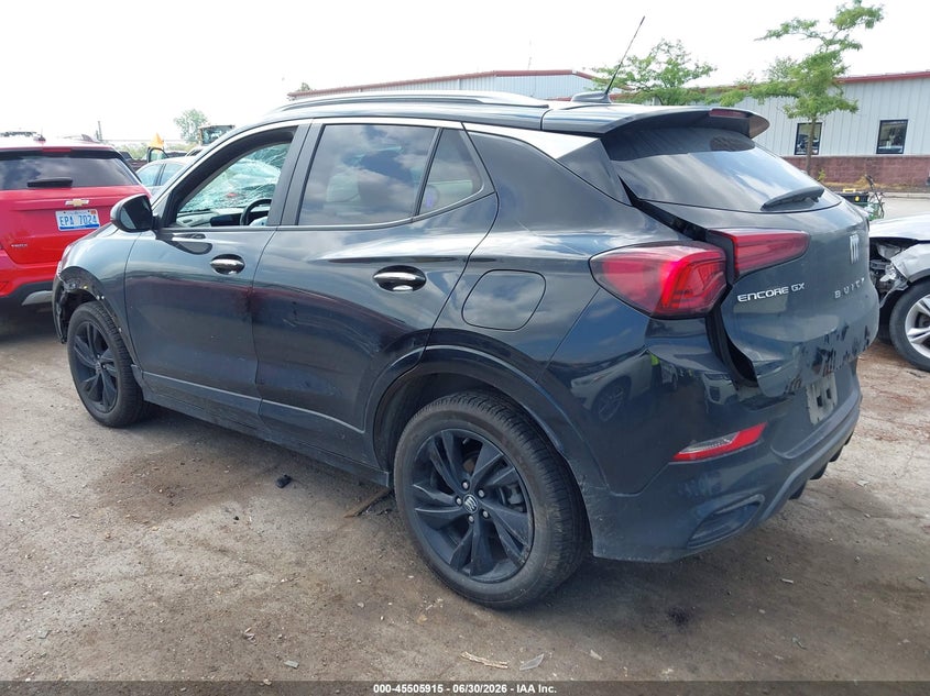 Vin: kl4amdsl2rb001962, lot: 46004131, buick encore gx sport touring fwd 20243
